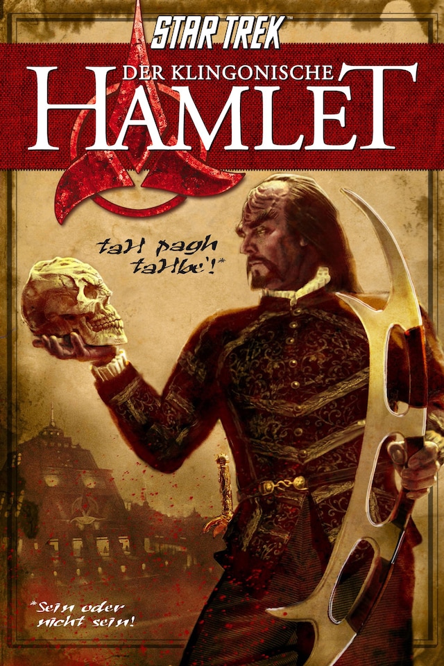 Boekomslag van Star Trek: Der klingonische Hamlet