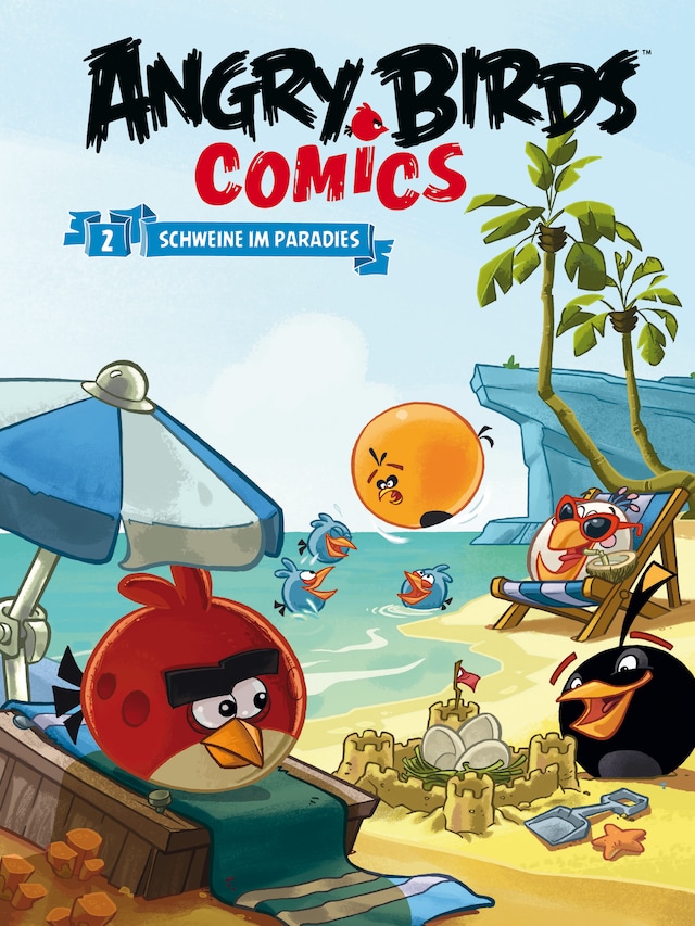 Kirjankansi teokselle Angry Birds 2: Schweine im Paradies