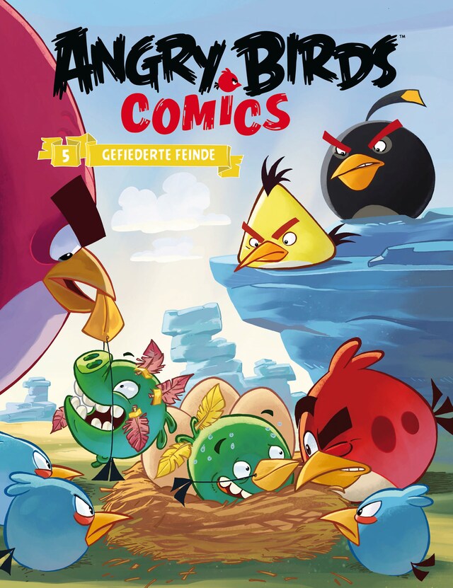 Kirjankansi teokselle Angry Birds 5: Gefiederte Feinde