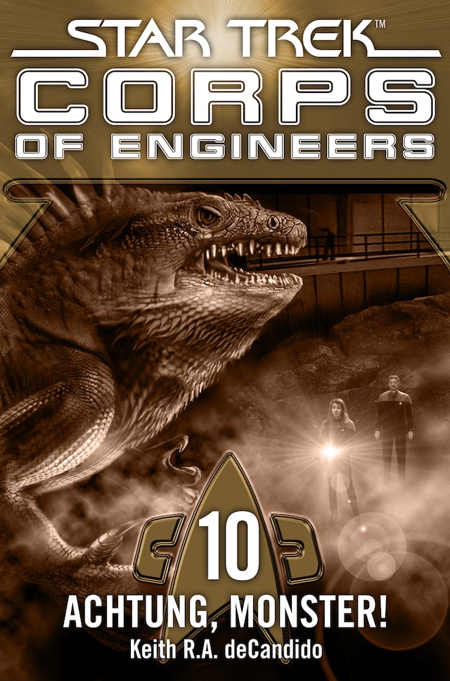 Okładka książki dla Star Trek - Corps of Engineers 10: Achtung, Monster!