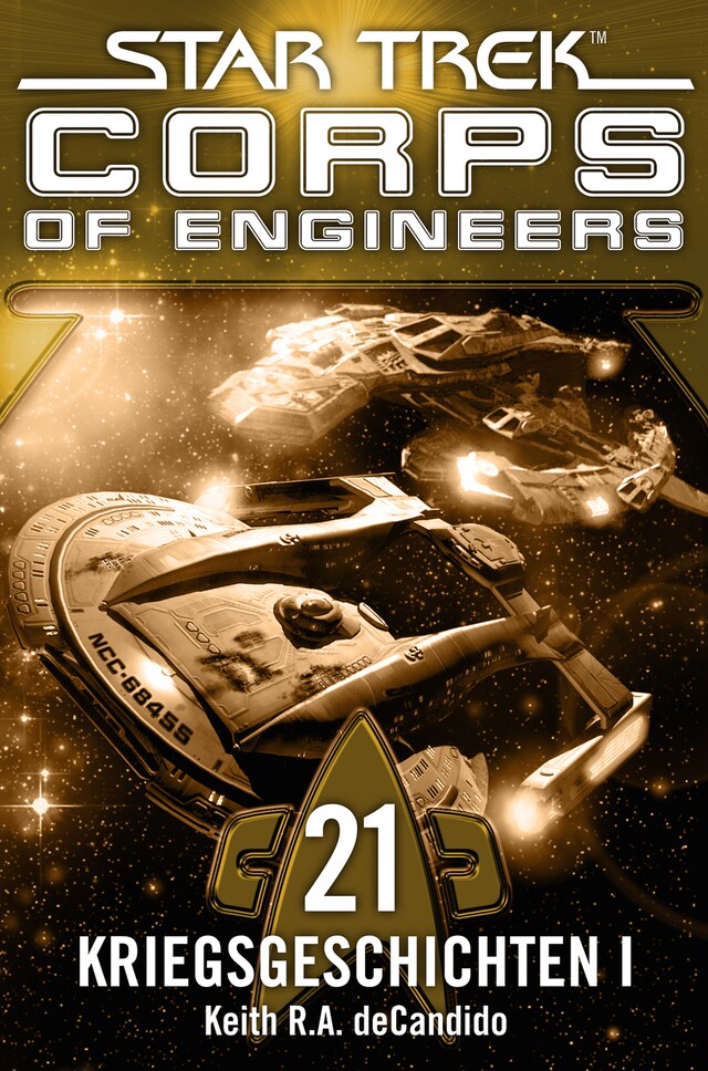Kirjankansi teokselle Star Trek - Corps of Engineers 21: Kriegsgeschichten 1