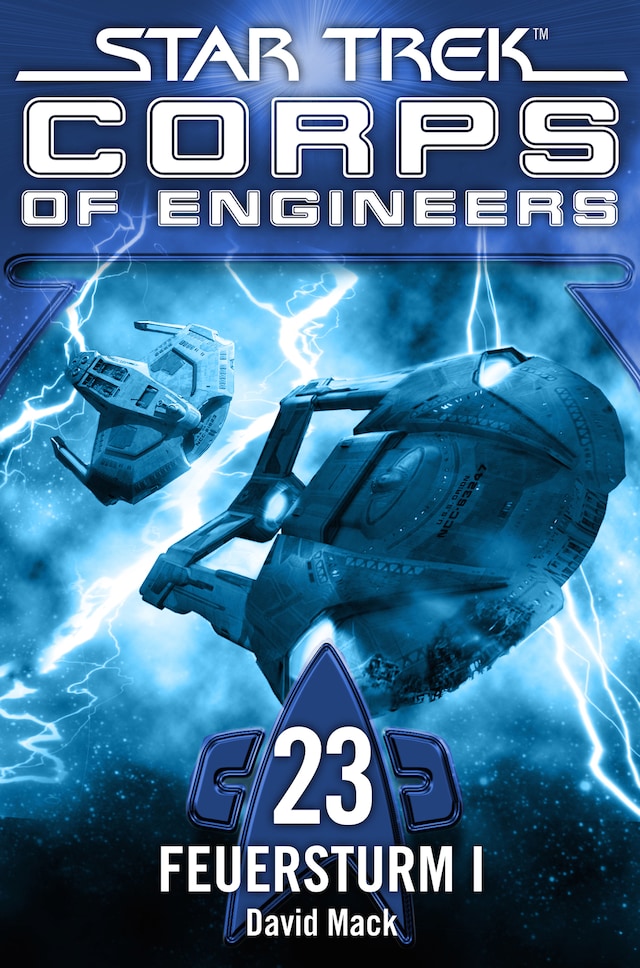 Okładka książki dla Star Trek - Corps of Engineers 23: Feuersturm 1