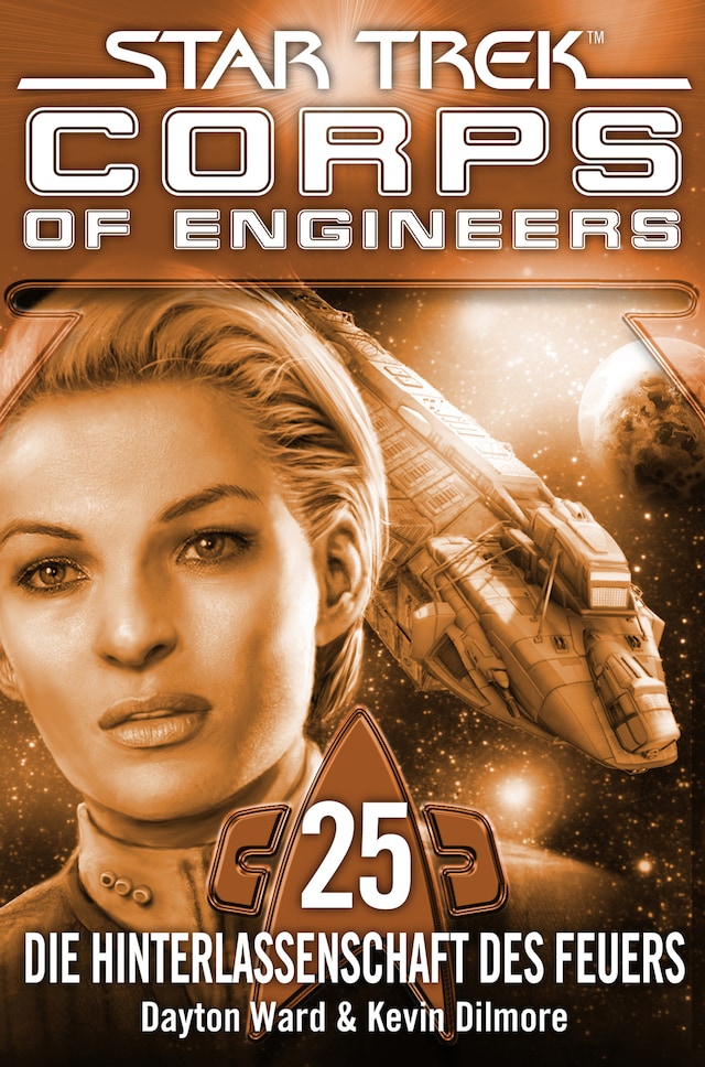 Okładka książki dla Star Trek - Corps of Engineers 25: Die Hinterlassenschaft des Feuers