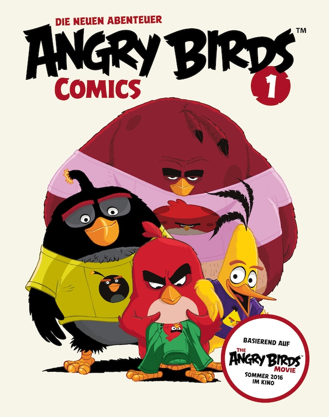 Buchcover für Angry Birds – Die neuen Abenteuer 1: Red sieht rot (Comic zum Film)