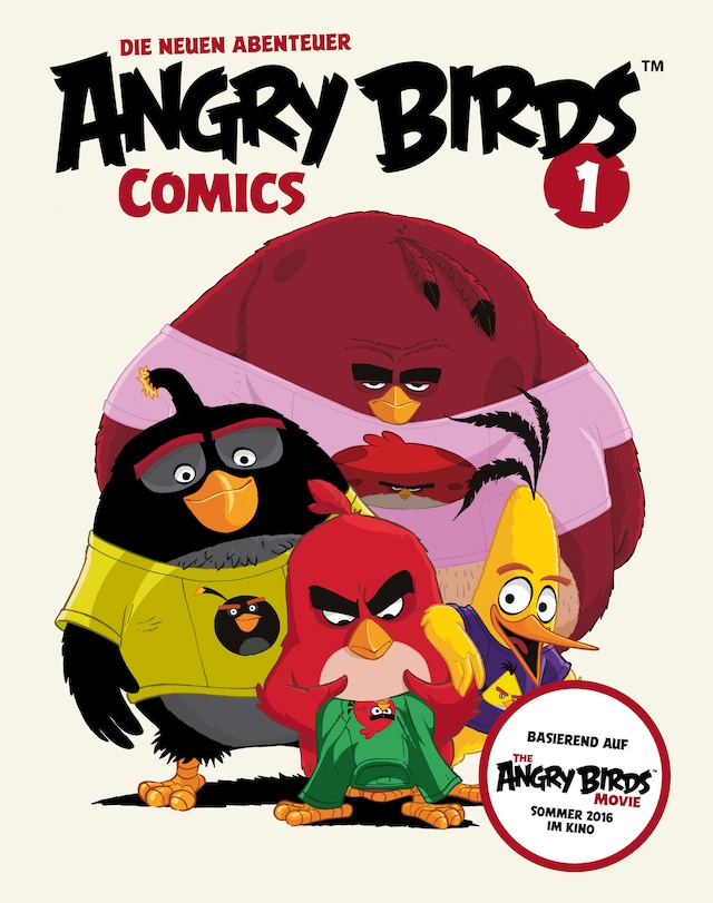 Kirjankansi teokselle Angry Birds – Die neuen Abenteuer 1: Red sieht rot (Comic zum Film)