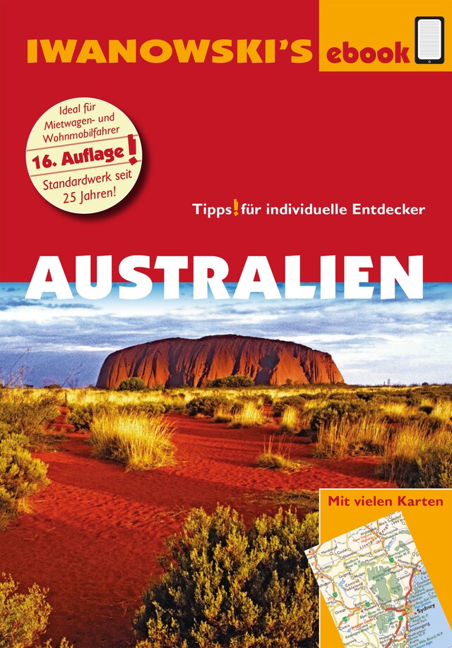 Buchcover für Australien mit Outback - Reiseführer von Iwanowski