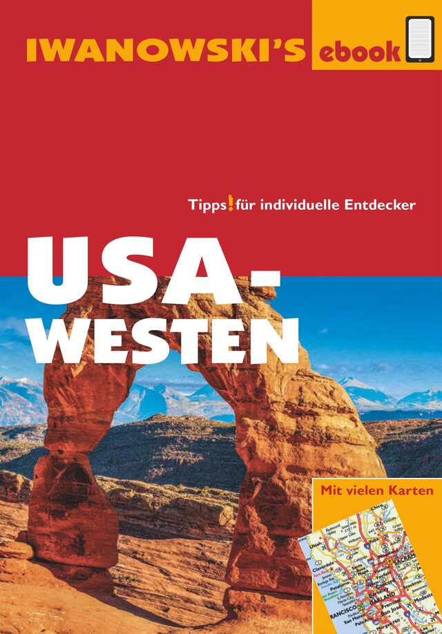 Buchcover für USA-Westen - Reiseführer von Iwanowski