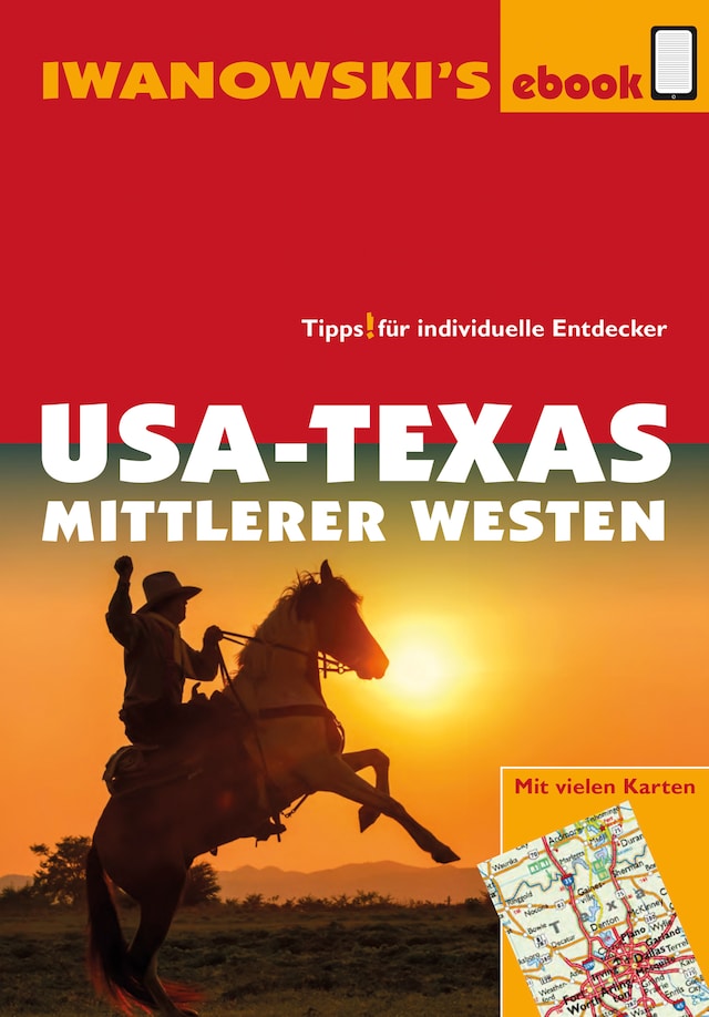 Boekomslag van USA-Texas und Mittlerer Westen - Reiseführer von Iwanowski