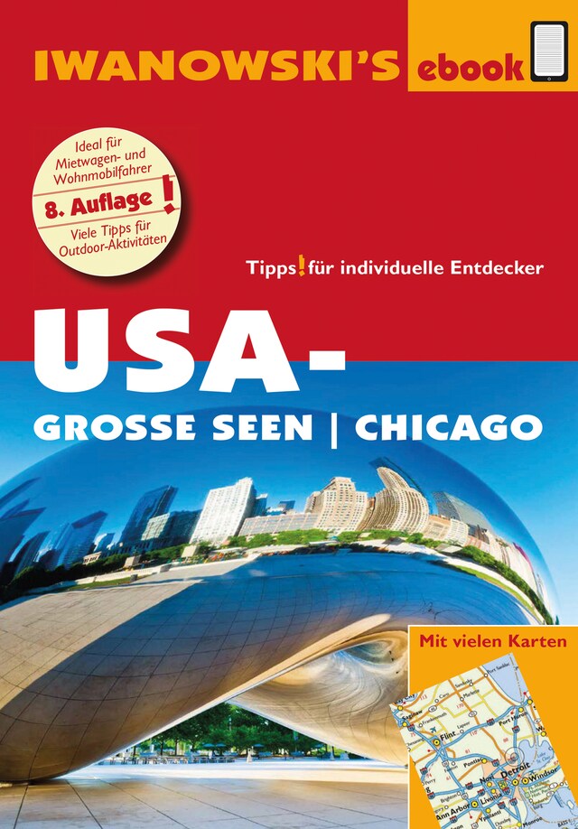 Copertina del libro per USA-Große Seen - Reiseführer von Iwanowski