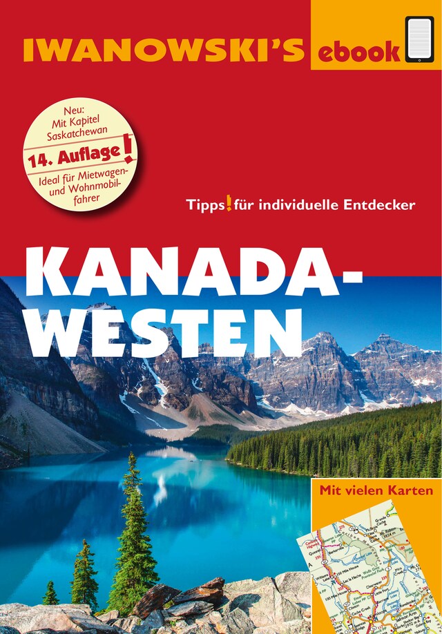 Okładka książki dla Kanada Westen mit Süd-Alaska - Reiseführer von Iwanowski