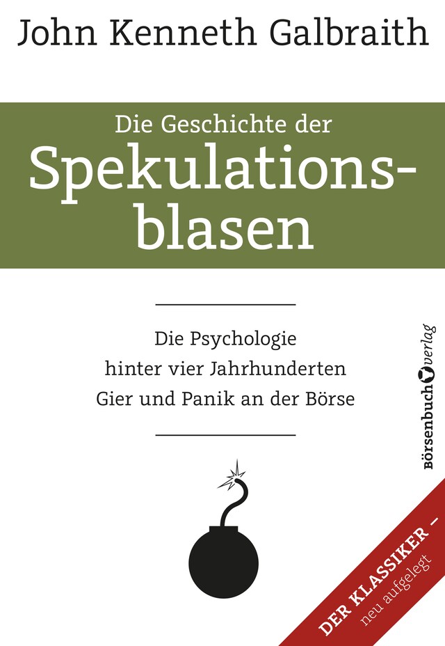 Portada de libro para Die Geschichte der Spekulationsblasen