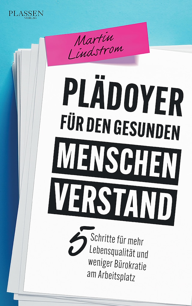Book cover for Plädoyer für den gesunden Menschenverstand