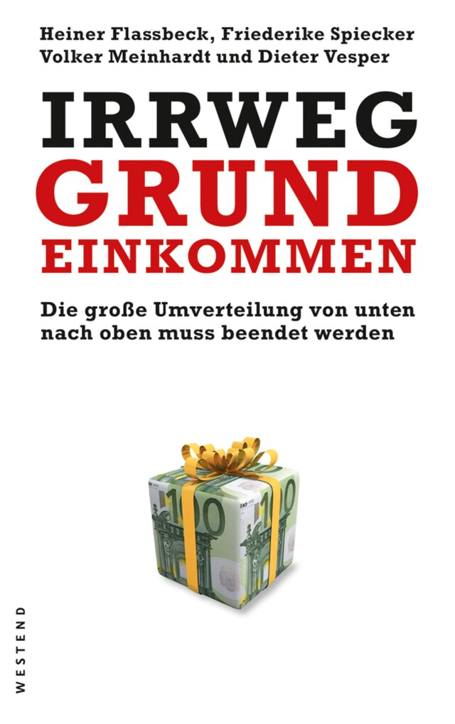 Buchcover für Irrweg Grundeinkommen