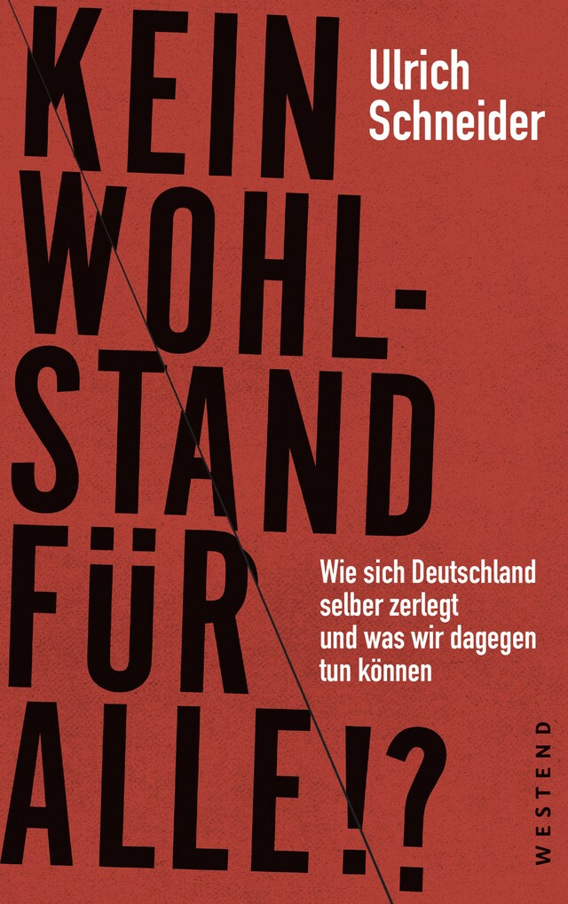 Boekomslag van Kein Wohlstand für alle!?