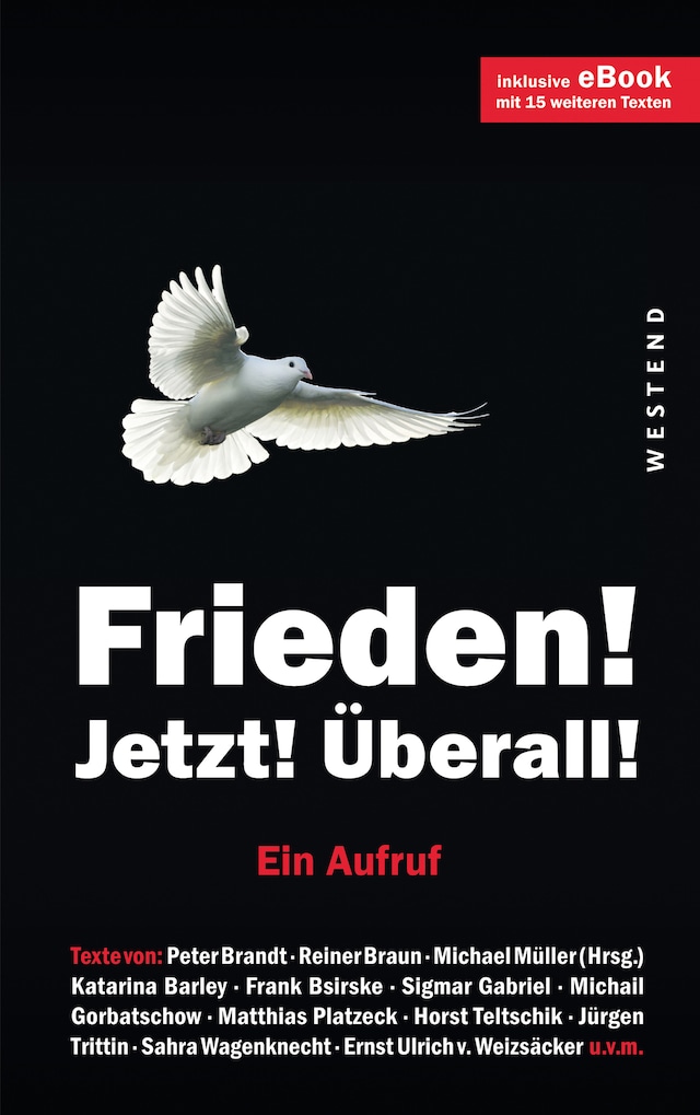 Book cover for Frieden! Jetzt! Überall!