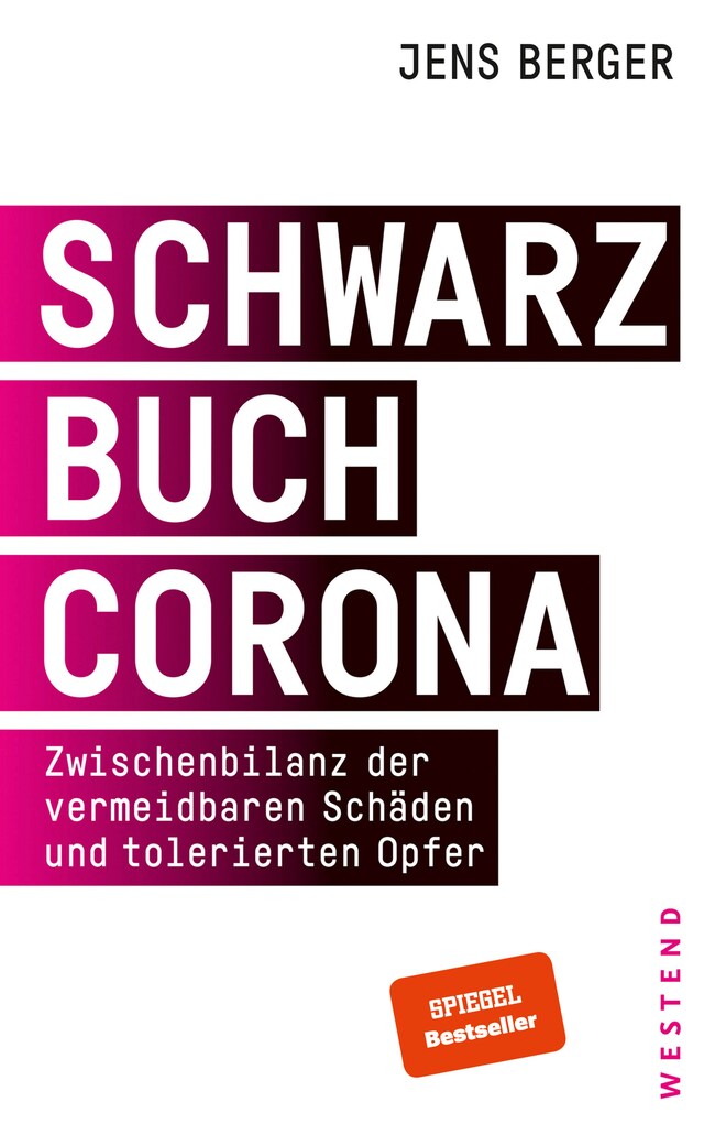 Buchcover für Schwarzbuch Corona