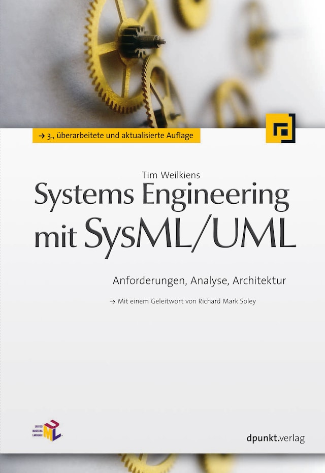 Buchcover für Systems Engineering mit SysML/UML