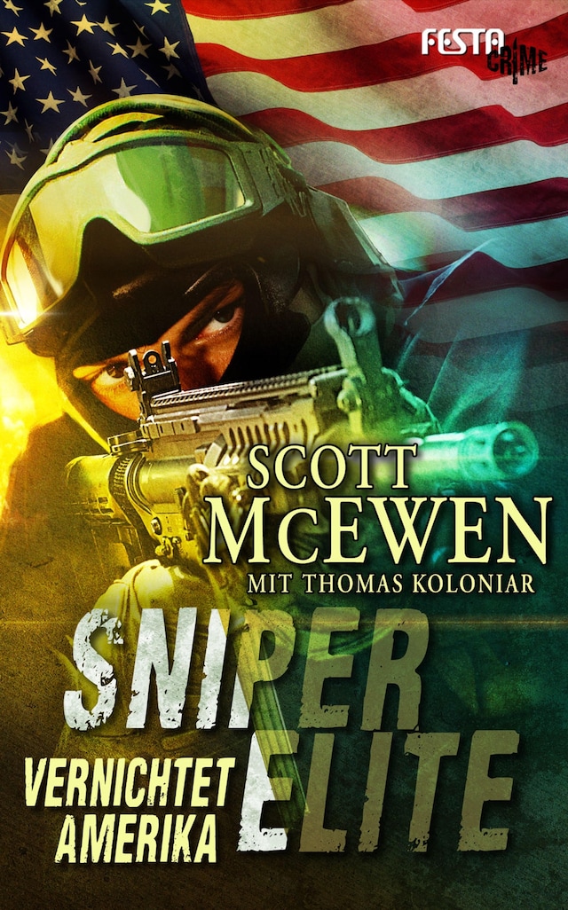 Portada de libro para Sniper Elite: Vernichtet Amerika