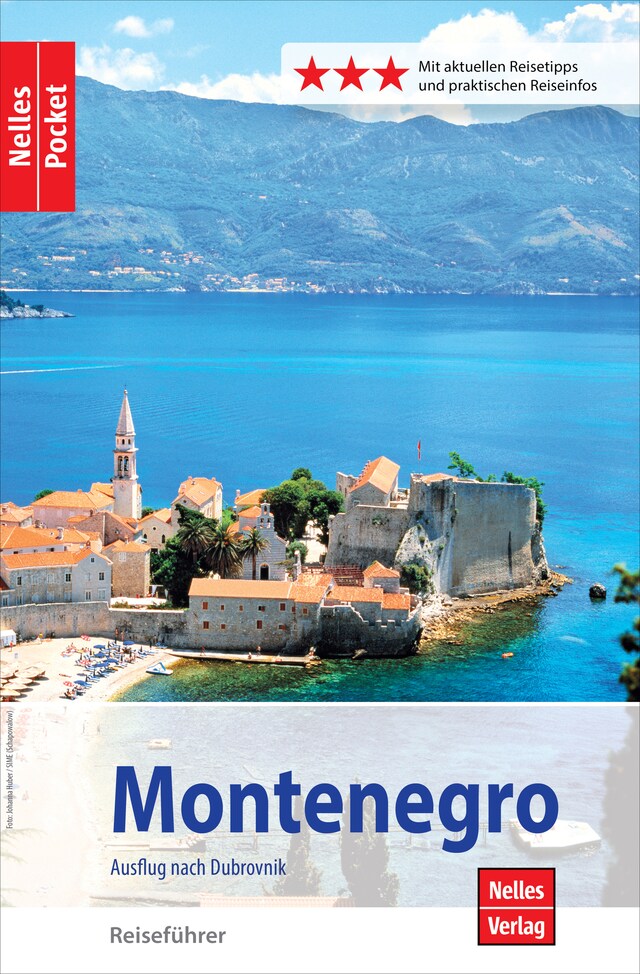 Buchcover für Nelles Pocket Reiseführer Montenegro