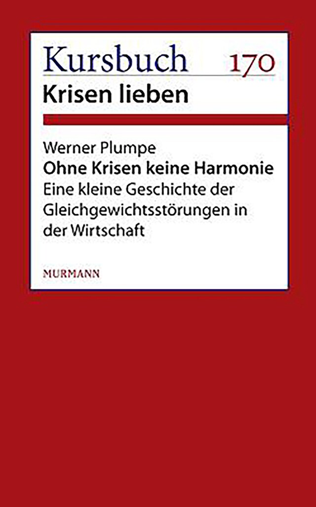 Kirjankansi teokselle Ohne Krisen keine Harmonie