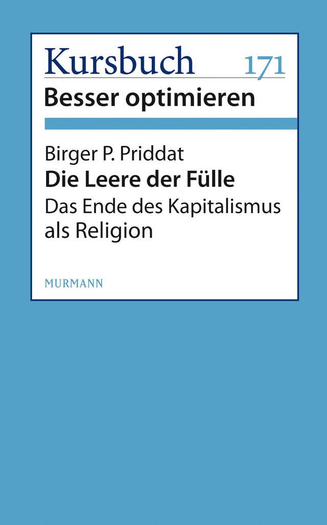 Book cover for Die Leere der Fülle