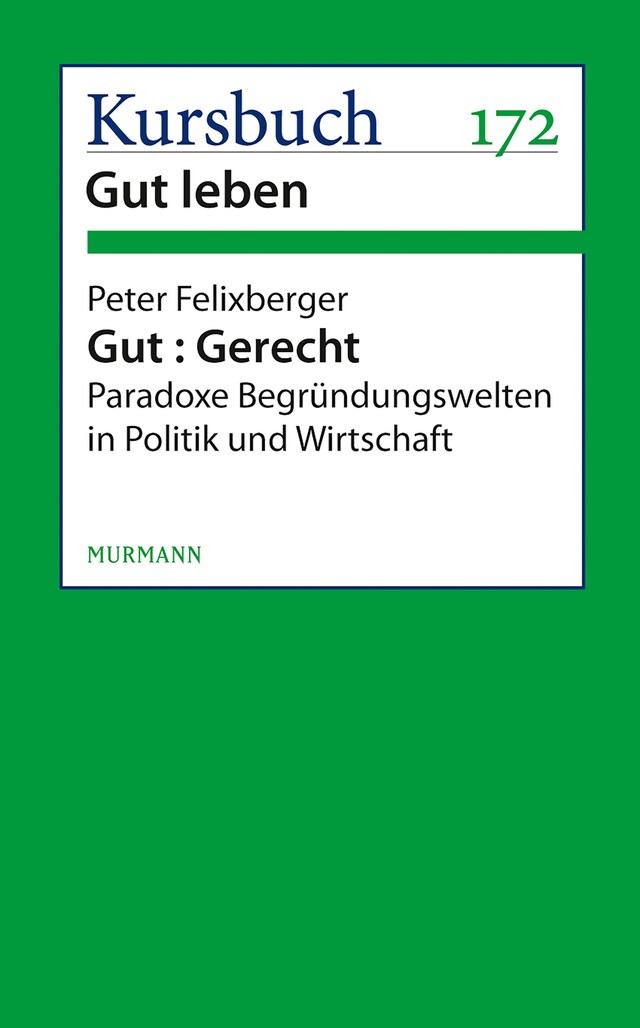 Buchcover für Gut : Gerecht.