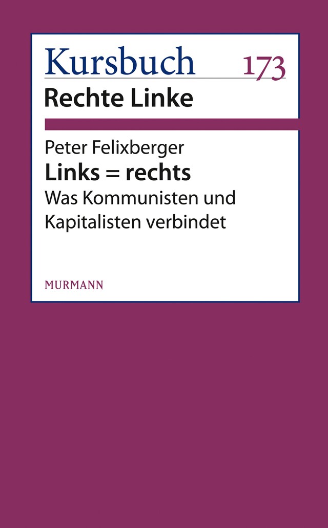 Okładka książki dla Links = rechts