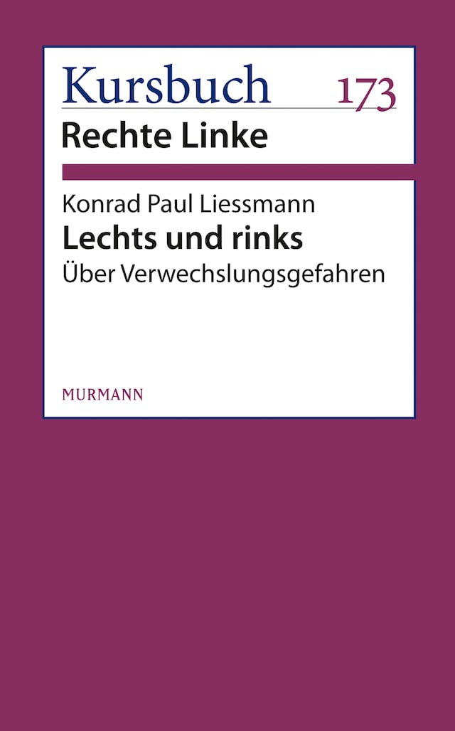 Buchcover für Lechts und rinks