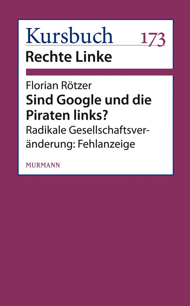 Book cover for Sind Google und die Piraten links?