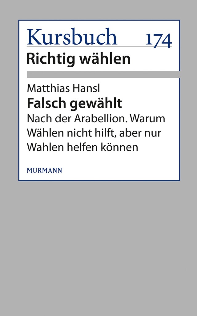 Buchcover für Falsch gewählt