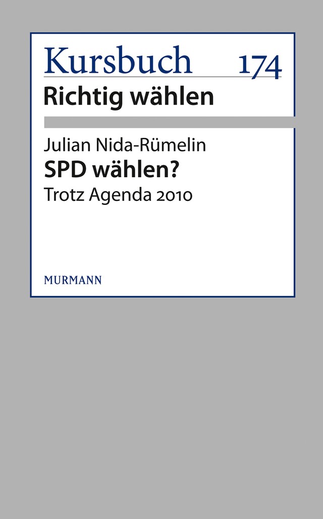 Portada de libro para SPD wählen?