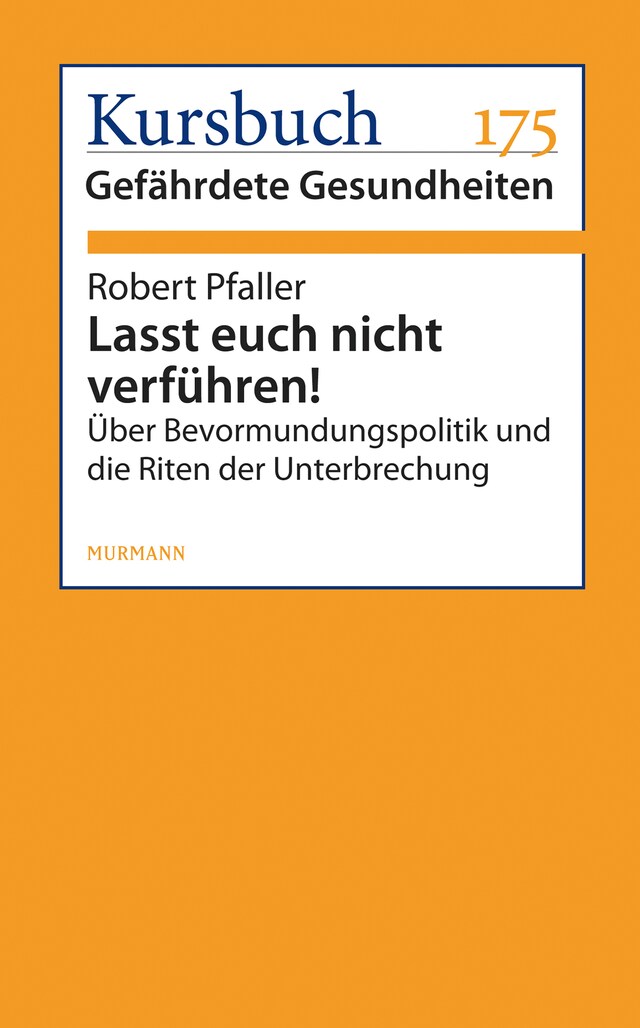 Copertina del libro per Lasst euch nicht verführen!