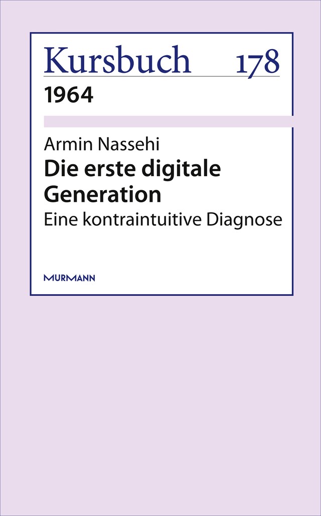 Okładka książki dla Die erste digitale Generation