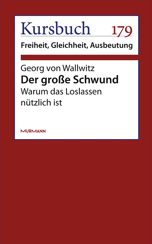 Portada de libro para Der große Schwund