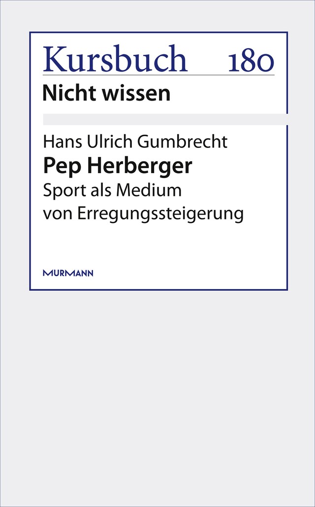 Copertina del libro per Pep Herberger