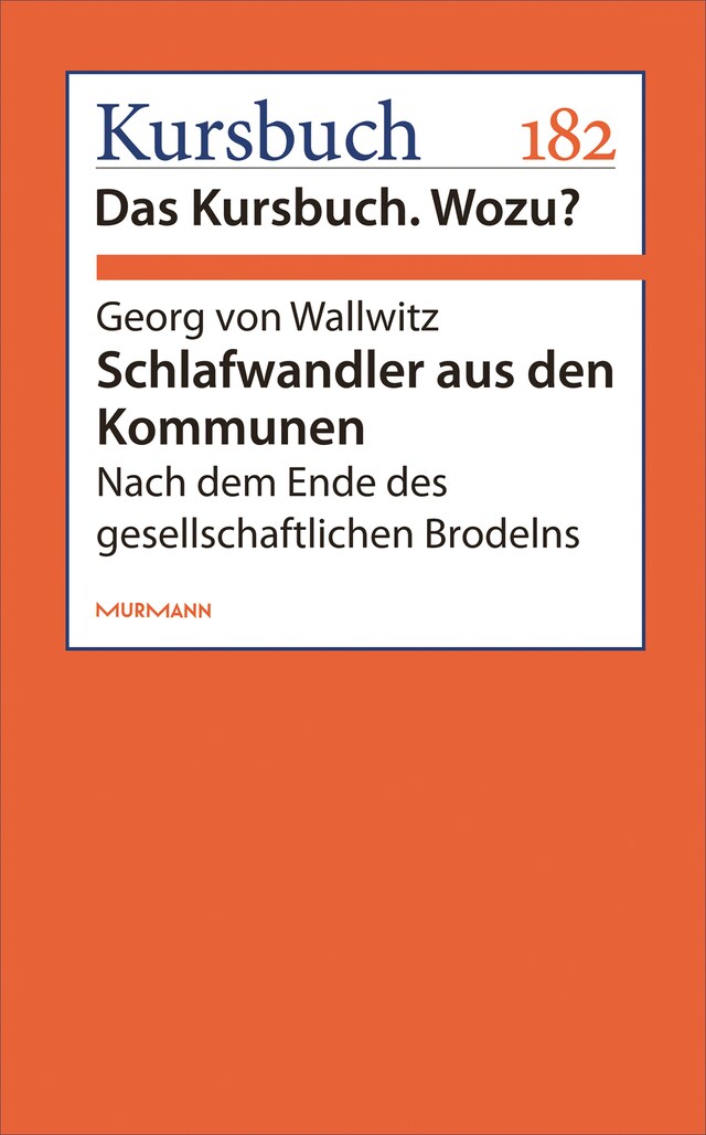 Buchcover für Schlafwandler aus den Kommunen