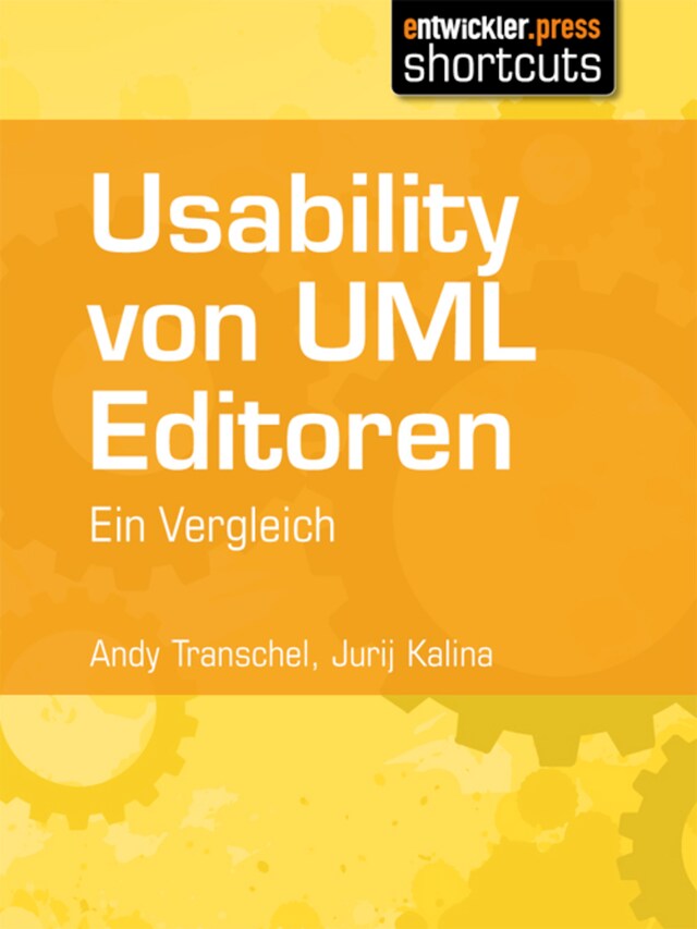 Book cover for Usability von UML Editoren