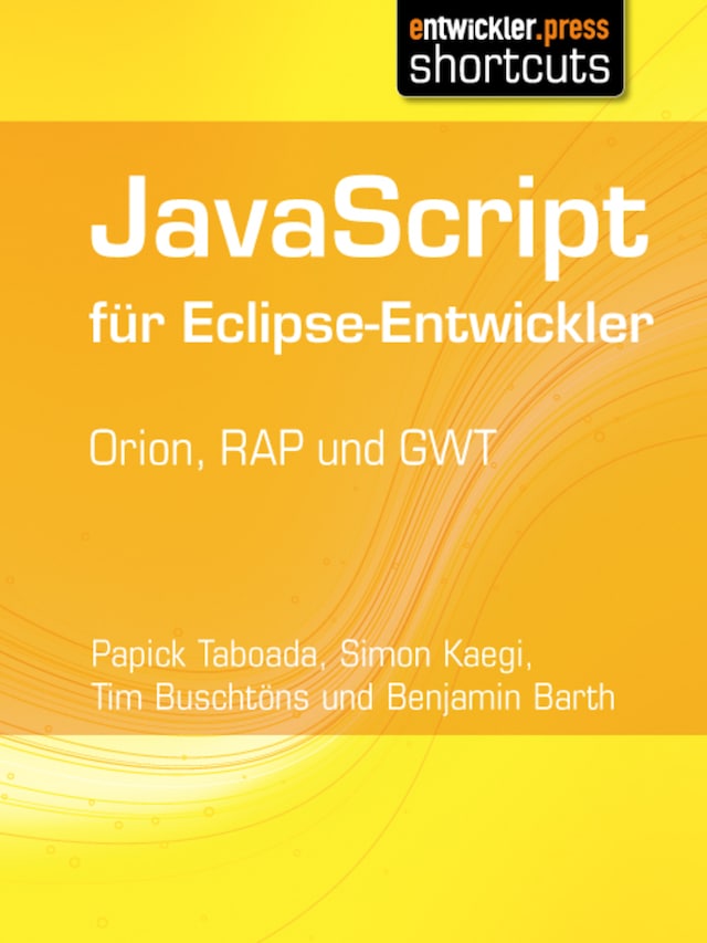 Okładka książki dla JavaScript für Eclipse-Entwickler