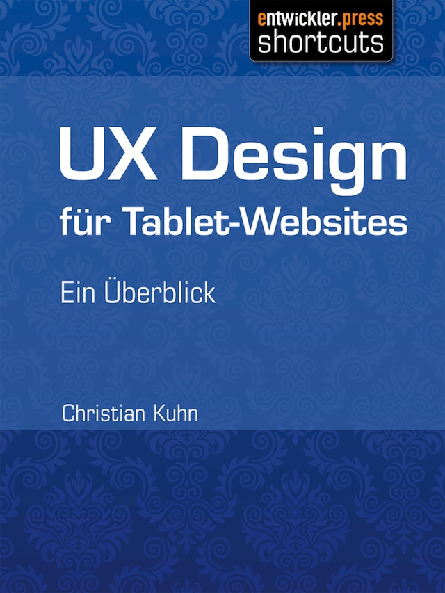 Book cover for UX Design für Tablet-Websites
