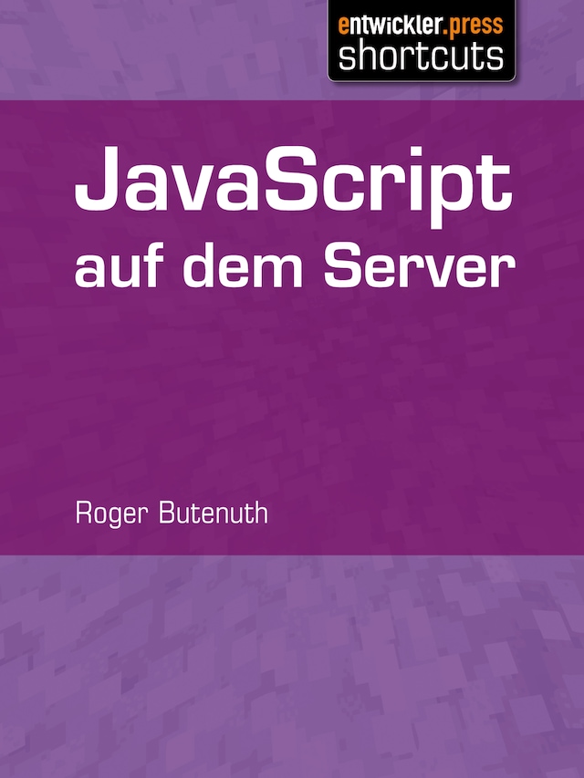 Okładka książki dla JavaScript auf dem Server