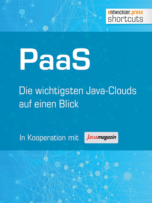 Book cover for PaaS - Die wichtigsten Java Clouds auf einen Blick