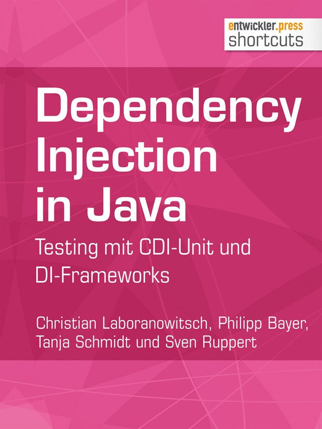 Buchcover für Dependency Injection in Java