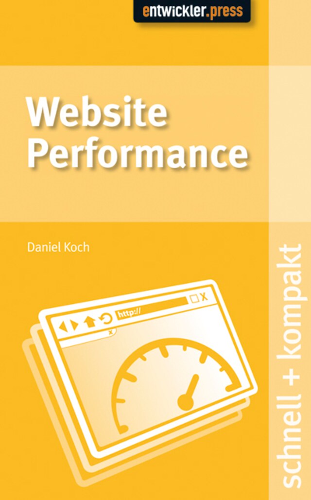 Buchcover für Website Performance