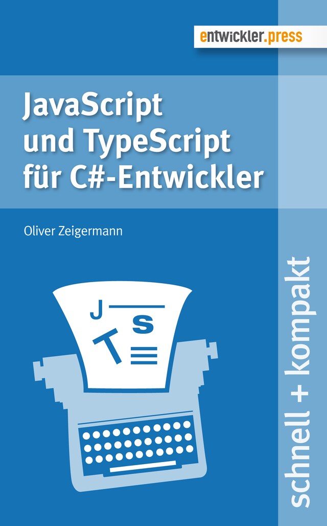 Okładka książki dla JavaScript und TypeScript für C#-Entwickler