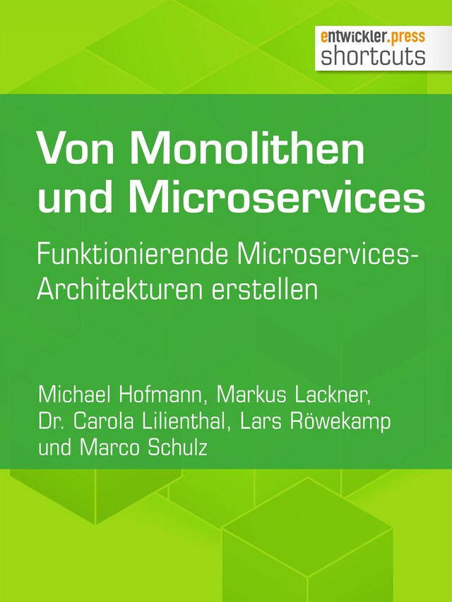 Okładka książki dla Von Monolithen und Microservices