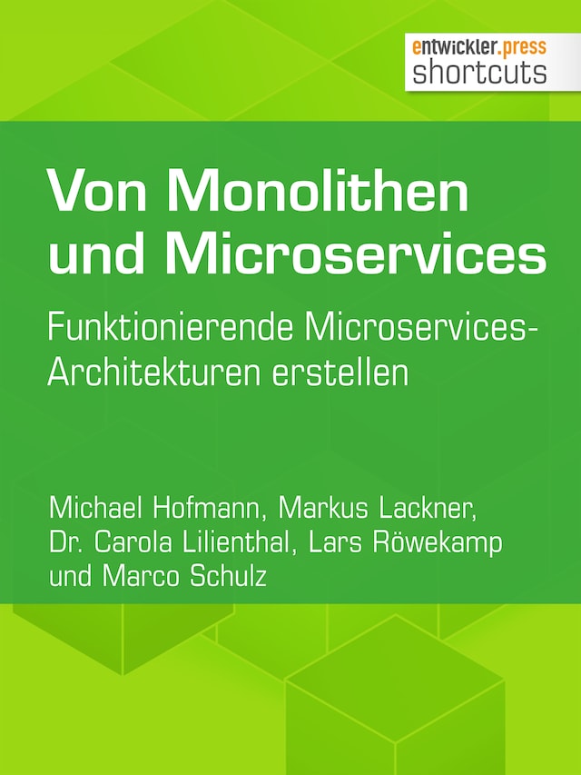 Boekomslag van Von Monolithen und Microservices