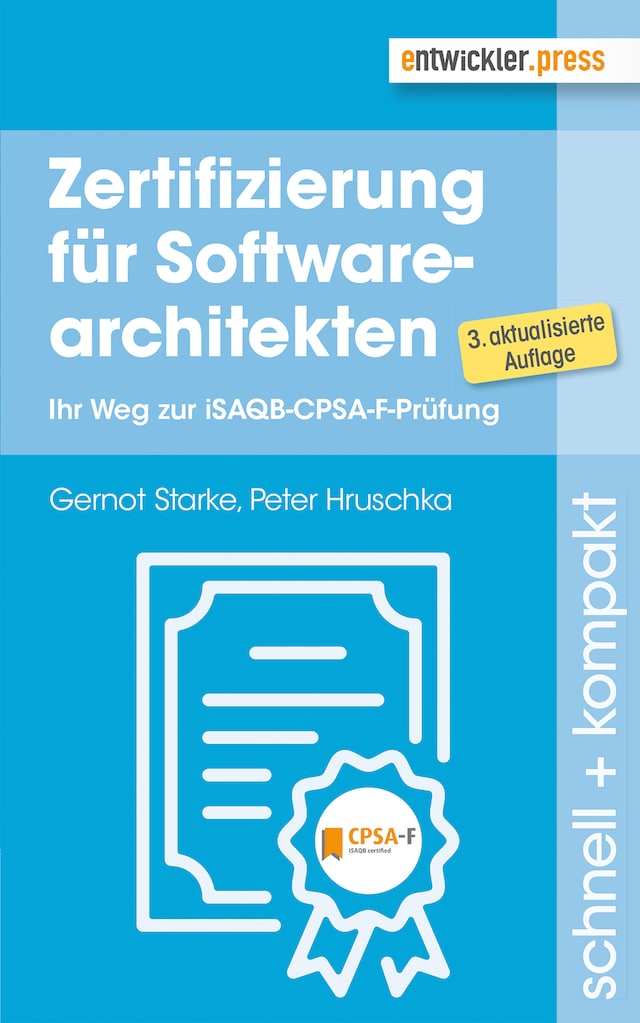 Portada de libro para Zertifizierung für Softwarearchitekten