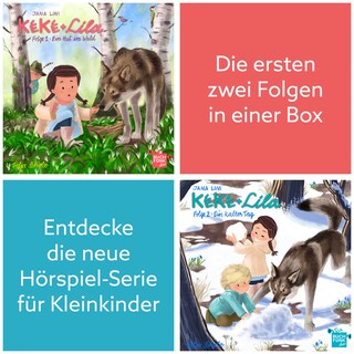 Kéké und Lila - Folge 1 und 2 - Die ersten beiden Folgen in einer Box (ungekuerzt) als Hörbuch