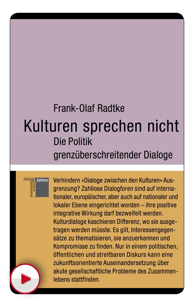 Kulturen sprechen nicht Book cover for Kulturen sprechen nicht