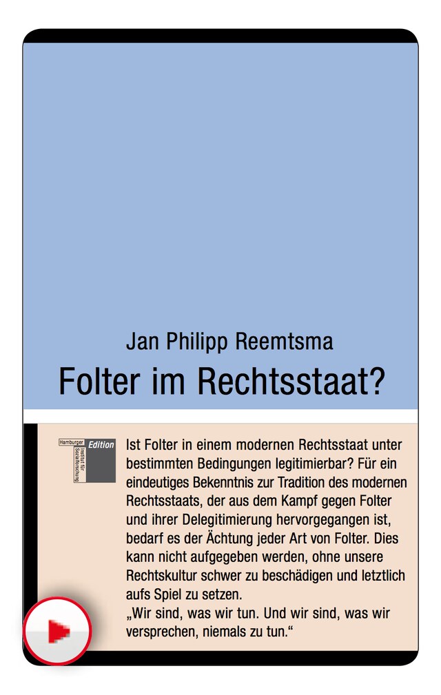 Copertina del libro per Folter im Rechtsstaat?